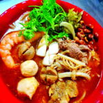 Ăn bún đen Macao (Trung Quốc) ở Chợ Lớn