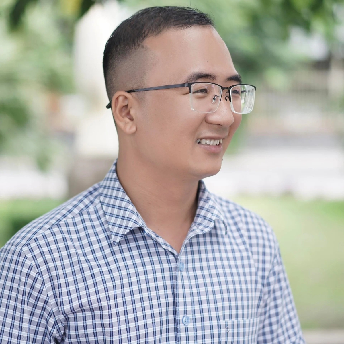 Nhà văn Lê Quang Trạng ở An Giang.